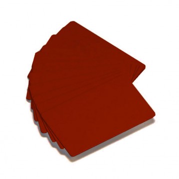 Carta Zebra in PVC colore rosso