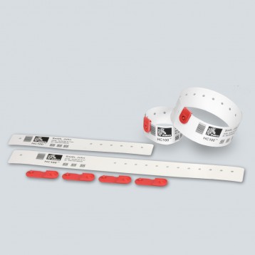 Clip ROSSO per bracciale Quickclip ZEBRA